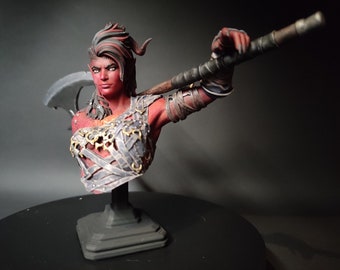 Karlach from Baldur's Gate 3 3D Printed and Hand Painted Figure