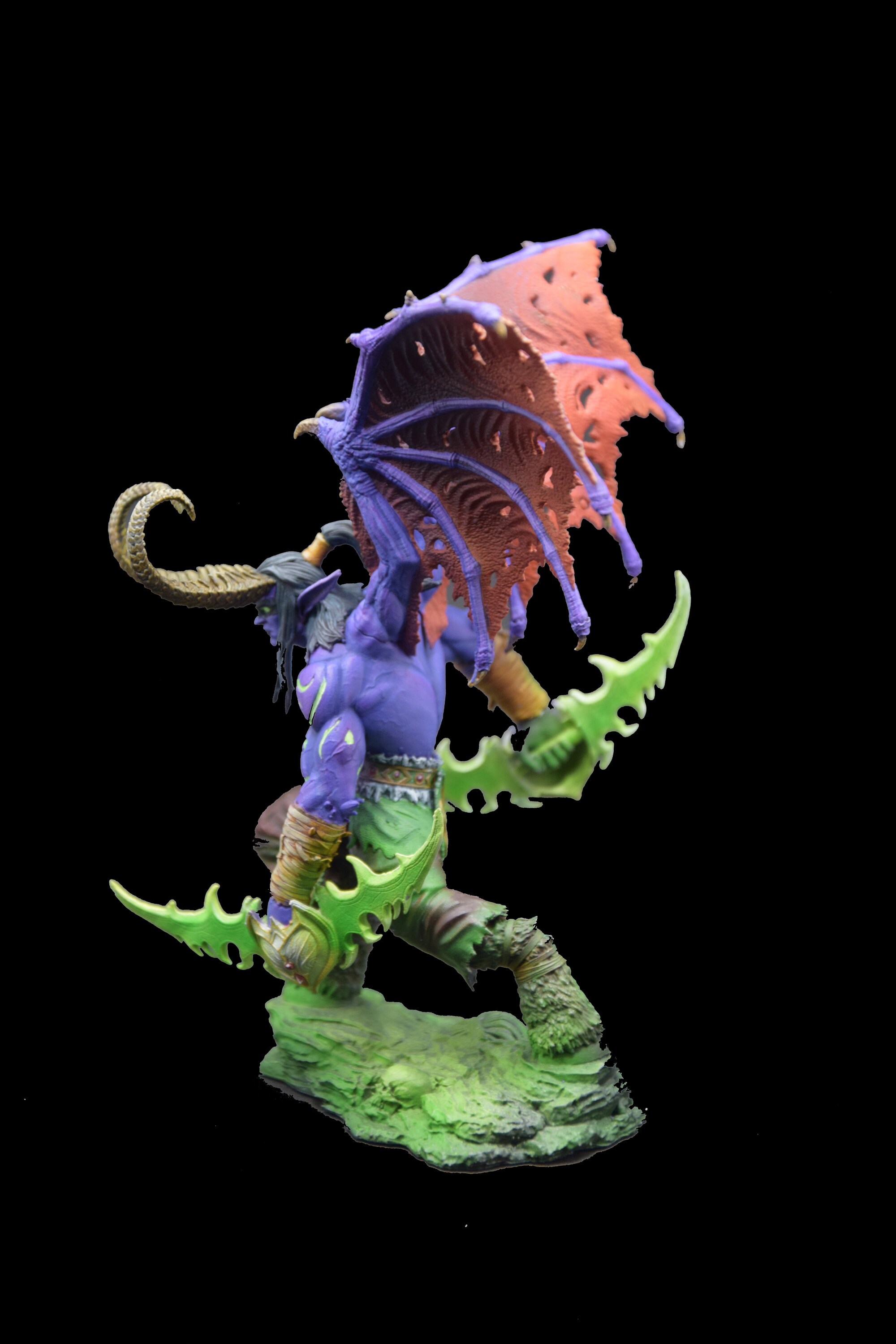 Illidan Stormrage World of Warcraft 3D Printed and Painted Figure