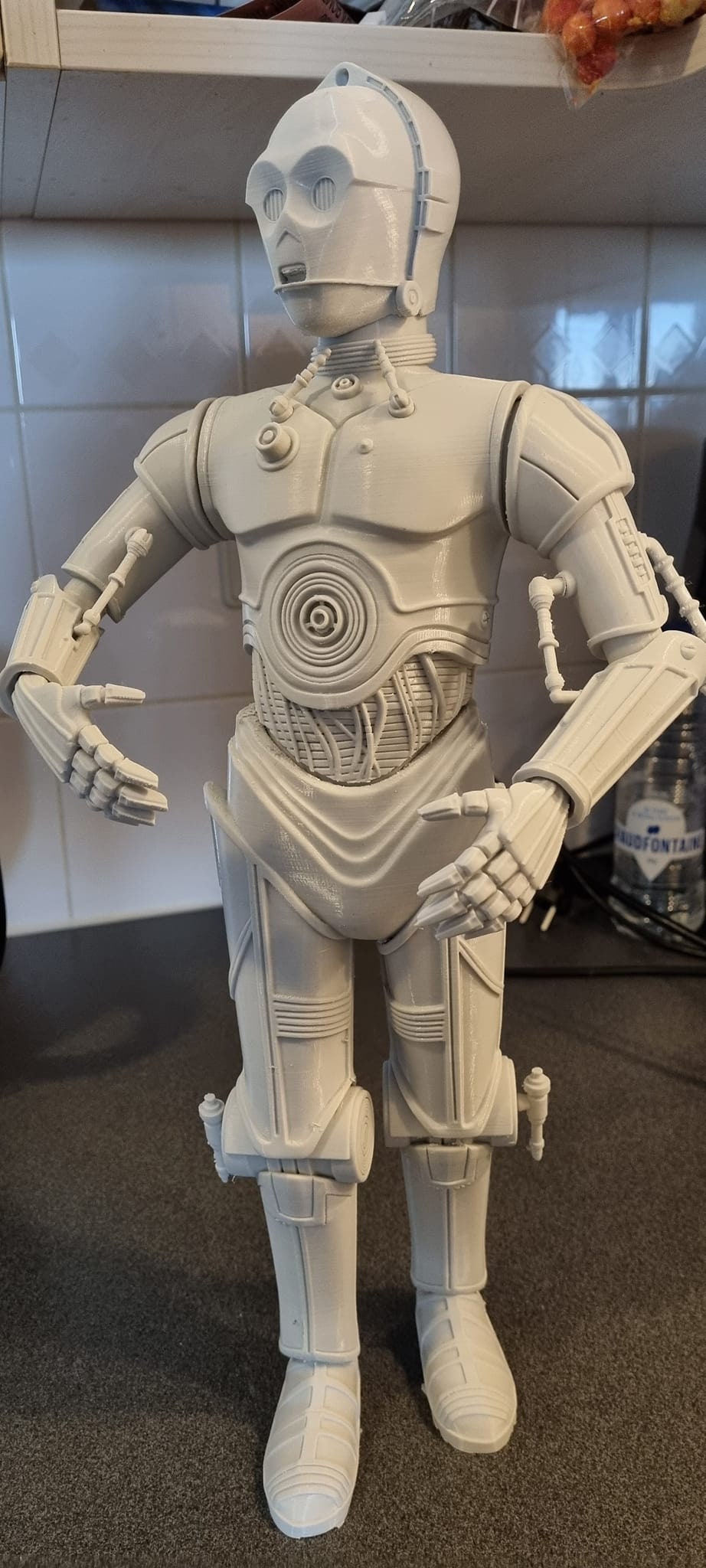 Star Wars C3PO 3D Model Print File Star Wars C3PO Figure Stl - Etsy