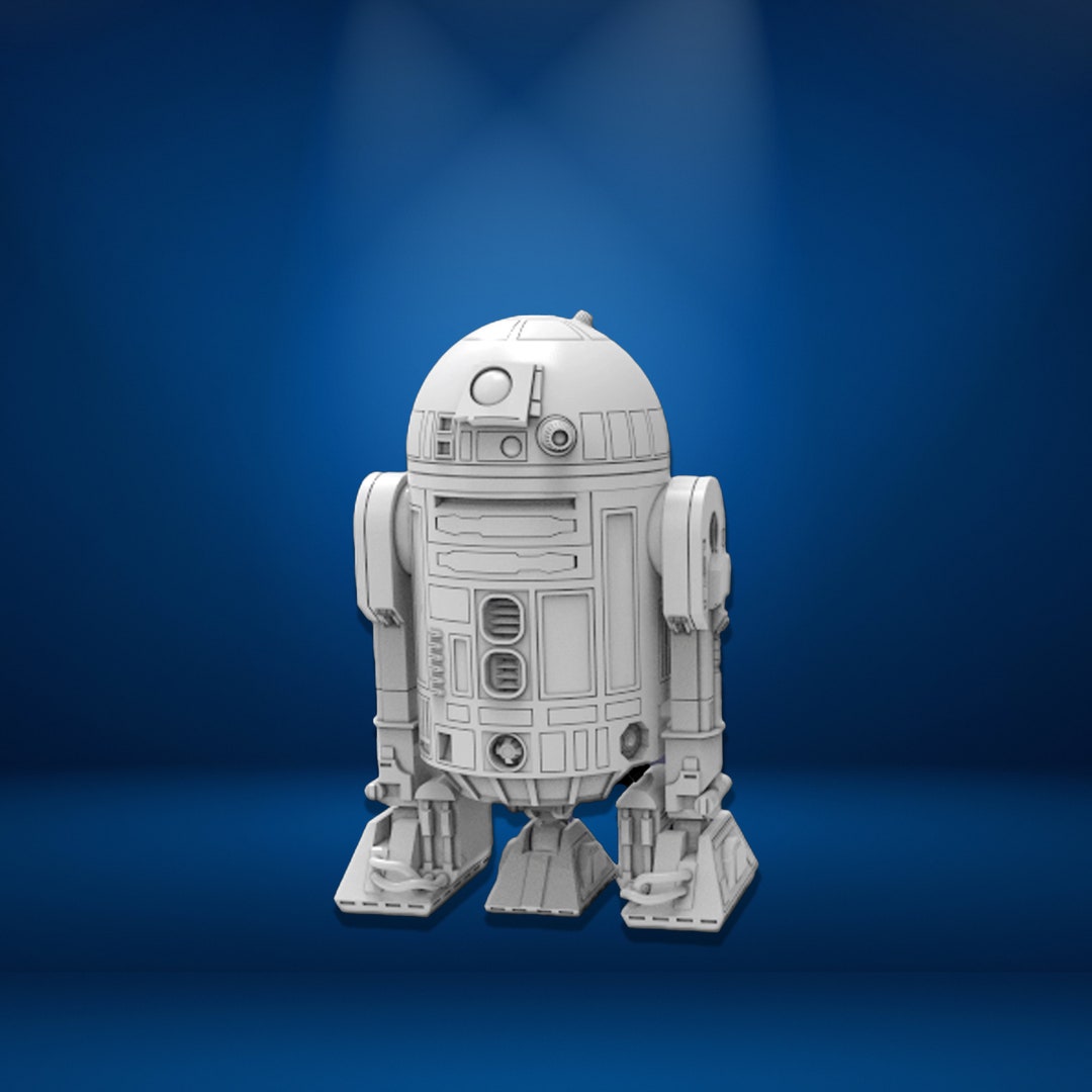 Star Wars R2D2 3D Model Print File Star Wars R2D2 Figure Stl - Etsy