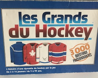 Vintage 1985 NHL Hockey card game Montreal-Quebec