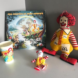 Ronald mcdonald doll and accessories