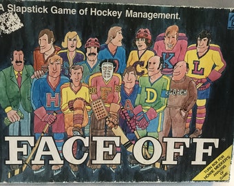 Vintage Faceoff  board game 1974.