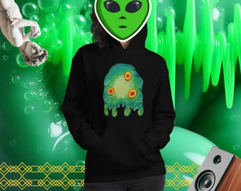 Sudadera con capucha Blob de tres ojos