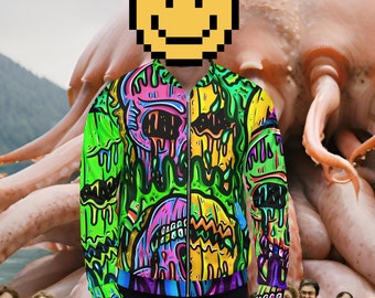 Chaqueta bomber del río de limo