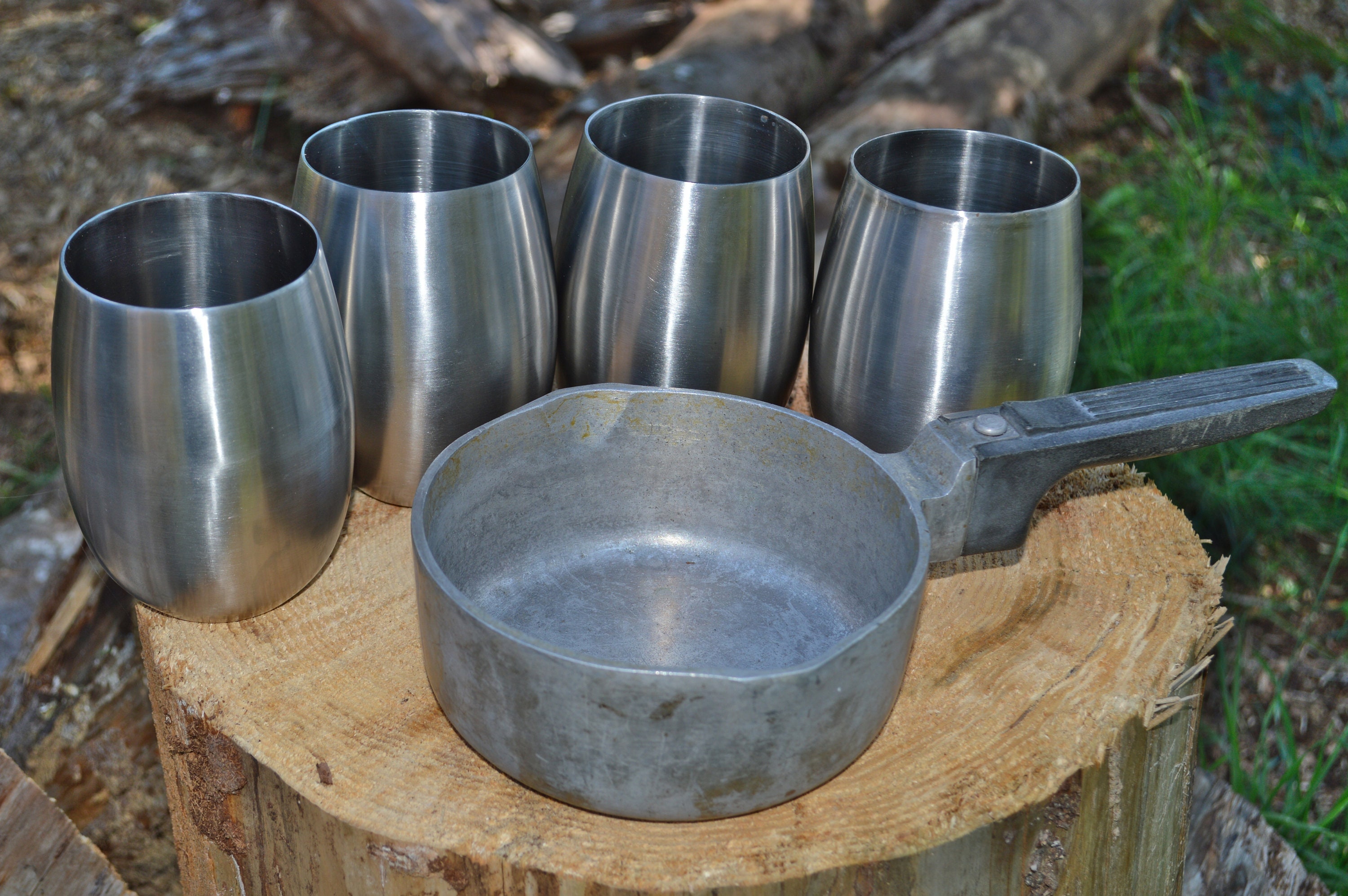 Magnalite GHC Aluminum Camping Pots/Pans 7 Piece Set