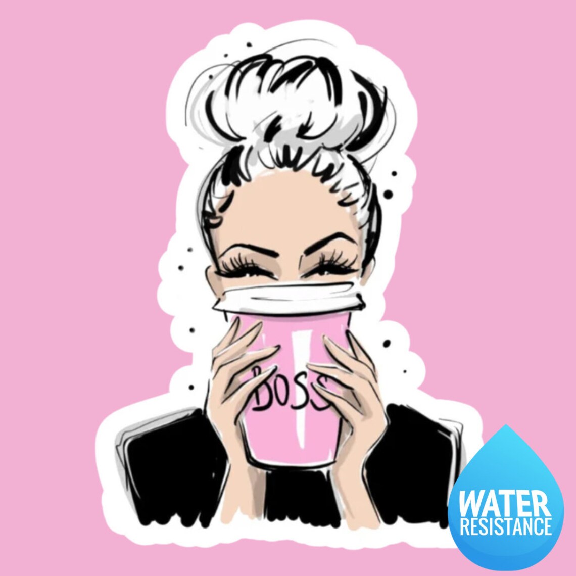 Girl Boss / Premium Die Cut Vinyl Sticker Decal / Multiple Sizes / Free