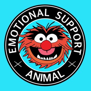 BEST SELLER / Emotional Support Animal / Premium Die Cut Vinyl Sticker ...