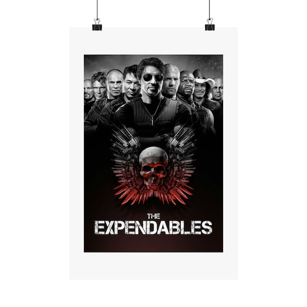 The Expendables - Sylvester Stallone, Jason Statham, Jet Li, Dolph Lundgren, Randy Couture, Terry Crews, and Mickey Rourke.