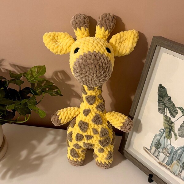 Giraffe Plush | Stuffed Giraffe | Crocheted Giraffe Plushie