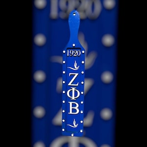 24 Inch  Custom Zeta Phi Beta Wallart Paddle