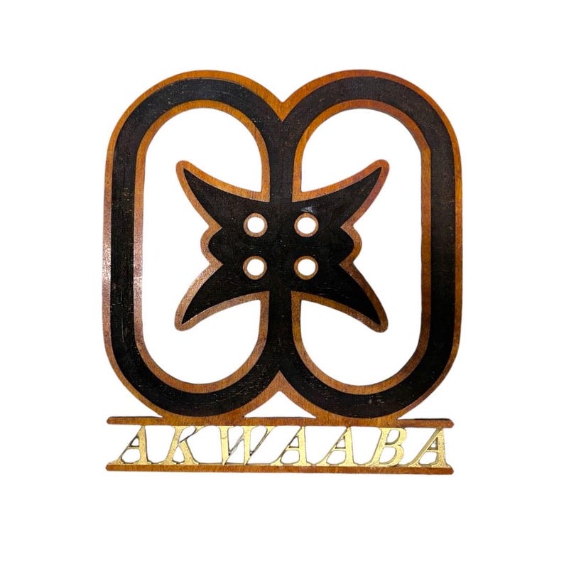 AKWAABA Wooden Wall-mounted Adinkra - Etsy