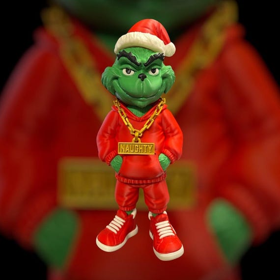Hoodie Grinch Statuette
