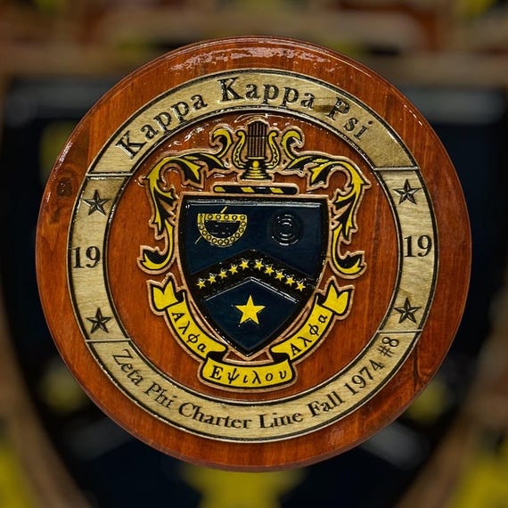 KAPPA KAPPA PSI Wooden Wall-mounted Art.