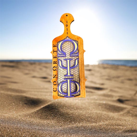 Omega Psi Phi Wallart Paddle