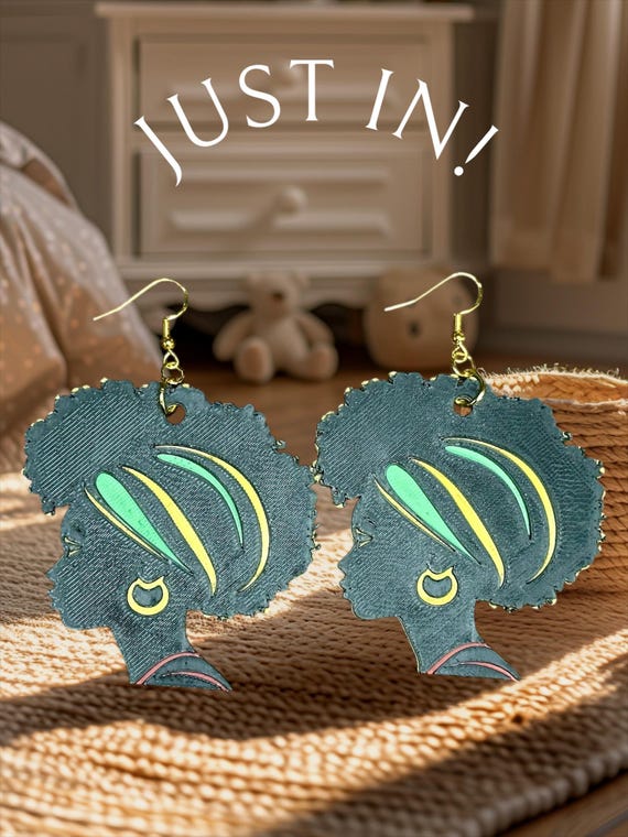 Afro-centric WomenRound Earring Set