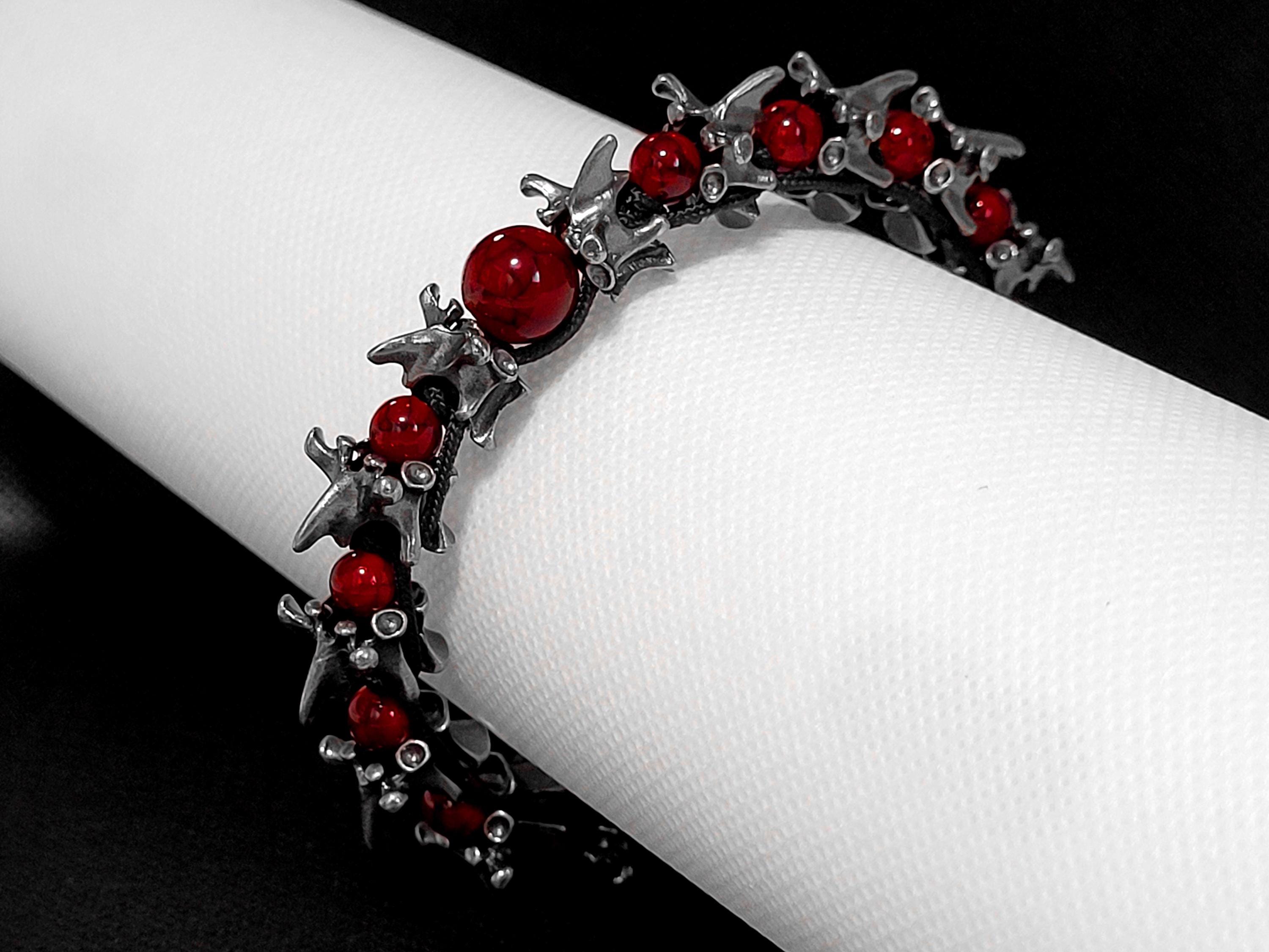 Sterling Silver Horror Charm Bracelet