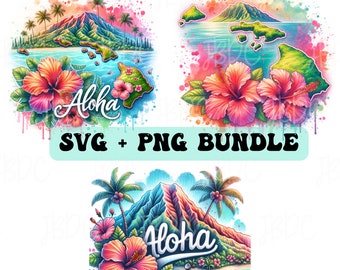 Ocean inspired style, Hawaiian svg, Coconut Girl, SVG Bundle, beach vibes svg, hawaii sweatshirt, preppy stuff, hibiscus shirt, Aloha shirt