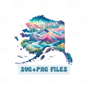 Alaska SVG, Alaska Png, Alaska Cruise Shirt, Alaska Sweatshirt, Alaska State svg, alaska vector, alaska shirt, northern lights, Alaska Map