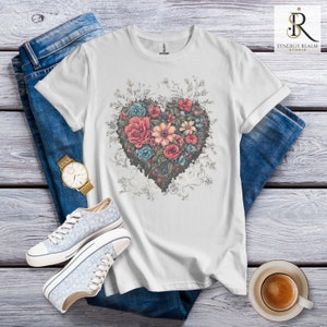 Cottagecore Style Flower Shirt Gift For Mom Cute Flower Shirt Garden Lover Gift Nature Lover Gift Wildflower Graphic Shirt Cute Gift For Her
