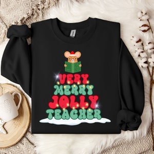 Lustiges Lehrer Weihnachten Sweatshirt: Urlaub Shirt Geschenk