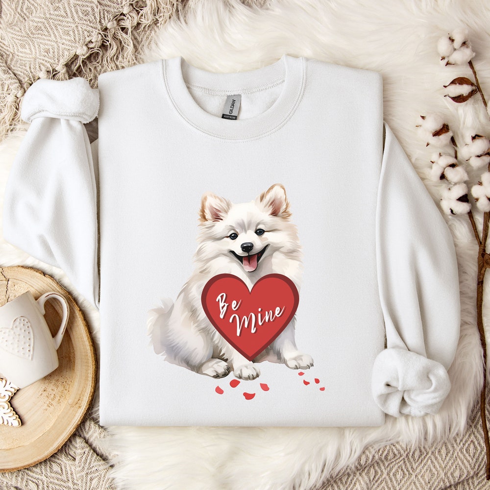 Be Mine Puppy Dog Valentine'S Day Sweatshirt, Valentine'S Day Gift, Valentine'S Day Dog Shirt, Valentine Dog Shirt, Cute Puppy Shirt For Her Onlytee