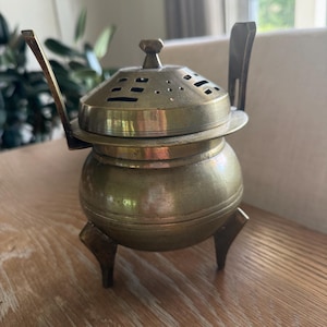 Antique Brass Incense Holder