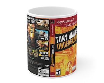 Custom PS2 Game Cover Mug: Gamer Gift