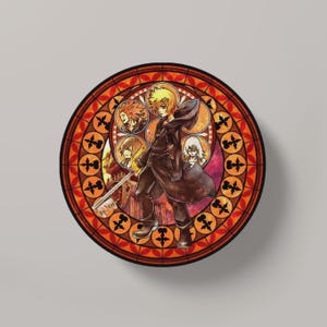 Kingdom Hearts Glass Coaster - RoXas