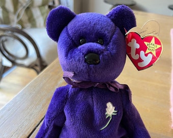 Beanie Babies Princess, original et rare avec étiquette et erreurs