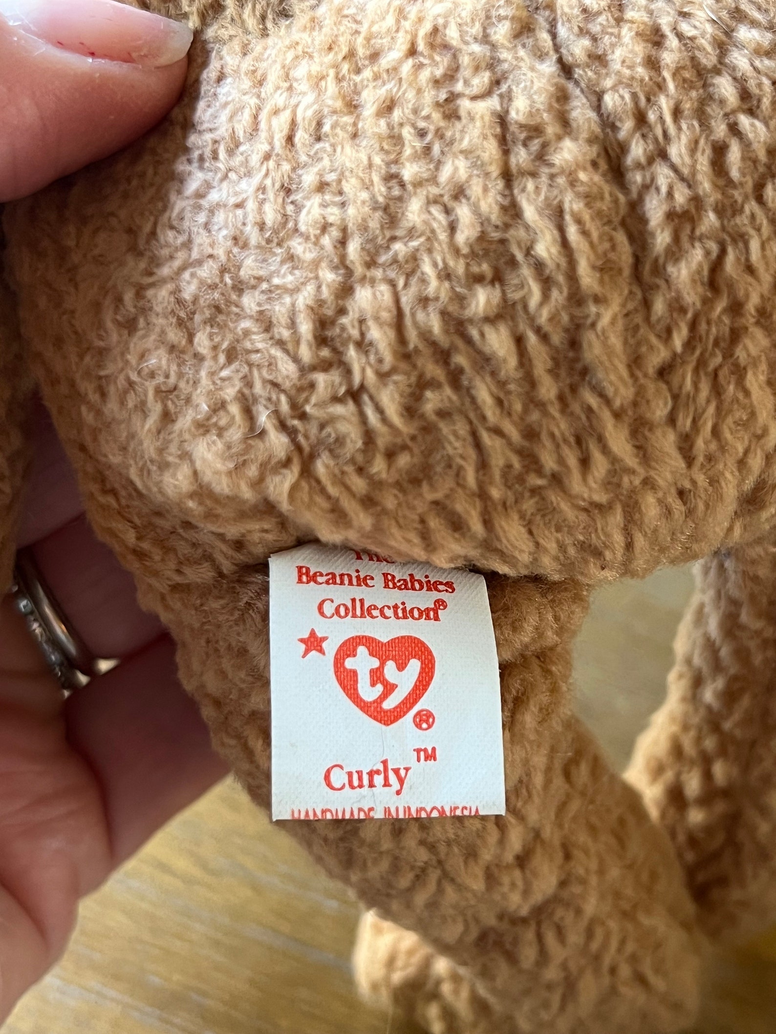 Beanie Babies 'curly' 1996 With Errors, Original Etsy