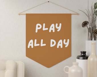 Play All Day Kids Wall Pennant