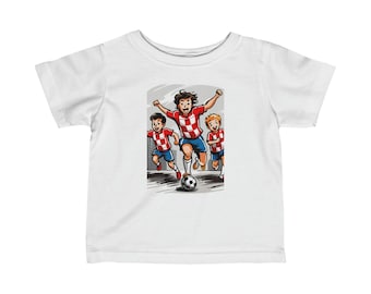 Croatia Soccer Infant & Toddler Fine T-shirt