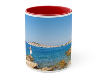 Croatia Adriatic Sea Accent Coffee Mug, 11oz