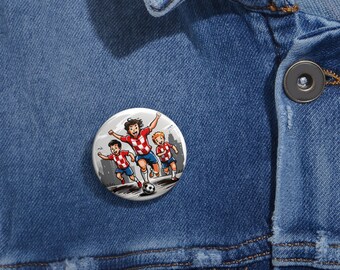 Croatia Soccer Pin