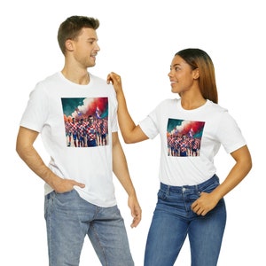 Croatia Soccer Unisex Short Sleeve Fan Tee