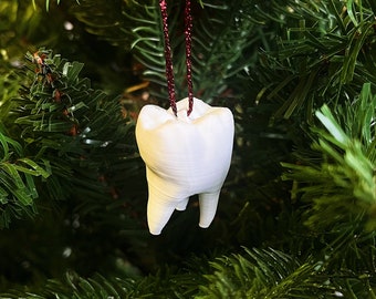 Ozdoba na ząb, ozdoba dentystyczna, ozdoba świąteczna na zęby, dekoracja kliniki dentystycznej, pomysł na prezent dla dentysty, prezent dla studenta stomatologii i pielęgniarki