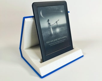 eReader stand Compatible with Kindle - Cute Book Shaped Kindle Stand - Small Tablet Stand - Personalized Book Lover Gift Idea
