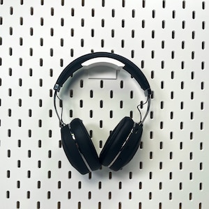 Soporte para auriculares IKEA Skadis - Soporte para auriculares Uppspel - Percha para auriculares Ikea Pegboard - Gancho para auriculares para Ikea Skadis - Accesorio Skadis