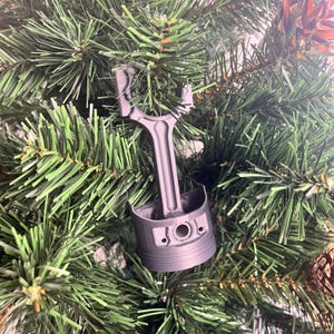 Cross Pistons - Cedar Ornament Cross Pistons - Cedar Ornament