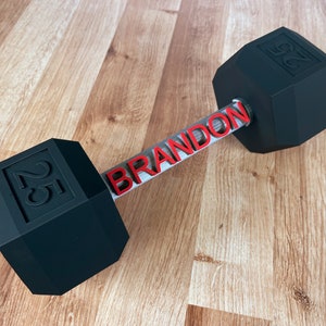 Personalised dumbbells uk hotsell