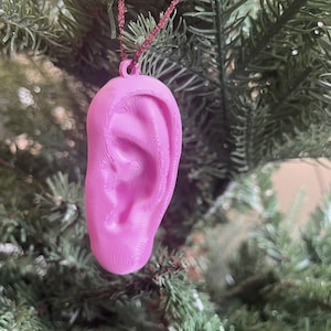 ENT Otolaryngologist Christmas Ornament - Ear Ornament - Gift for your Doctor - Hospital Christmas Decoration