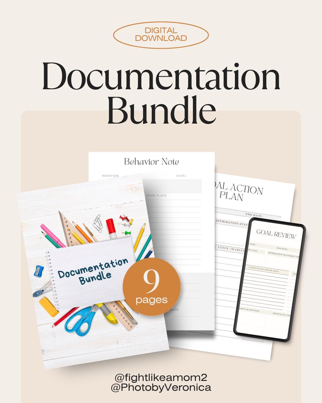 Special Needs Documentation Bundle – Editable Advocacy & Tracking Tools ...