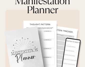 Manifestation Journal | Printable PDF Digital Download