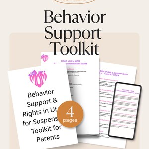 Behavior Support & Discipline Rights Toolkit (Utah) | Section 504 Suspension Guide