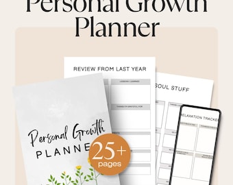 Personal Growth Journal | Printable PDF Digital Download