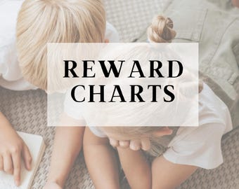 Kids Reward Charts Bundle – Chore, Allowance, Consequence & Behavior Printables | Digital Download