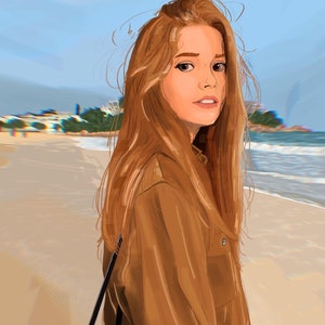The beach