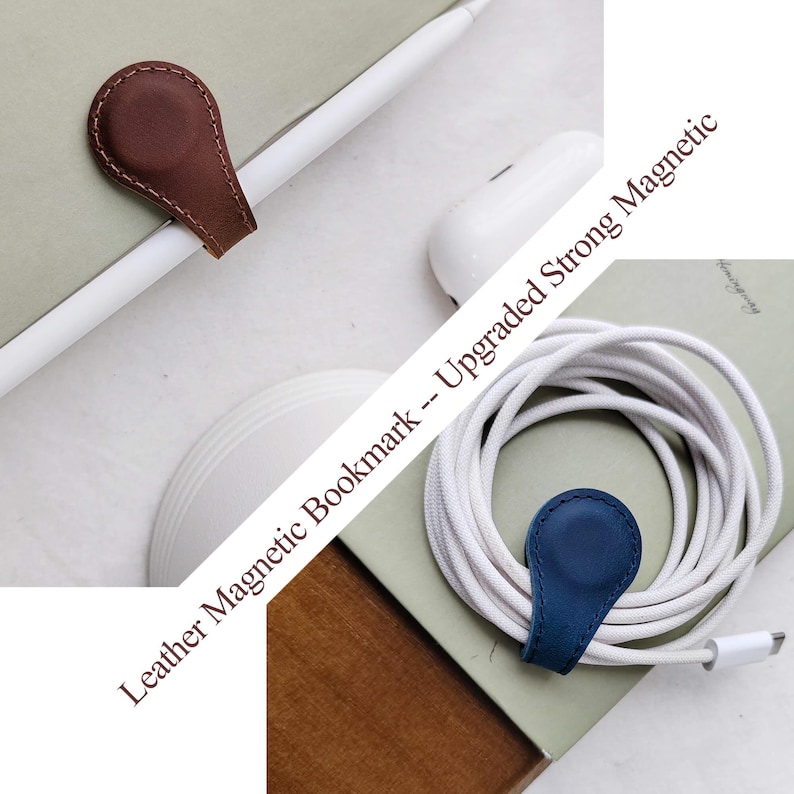 Customized Leather Bookmark, Reader Gift, Book Lover Gift