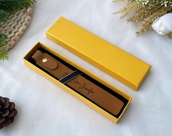Segnalibro in pelle personalizzato, regalo di anniversario, regalo personalizzato per lettori